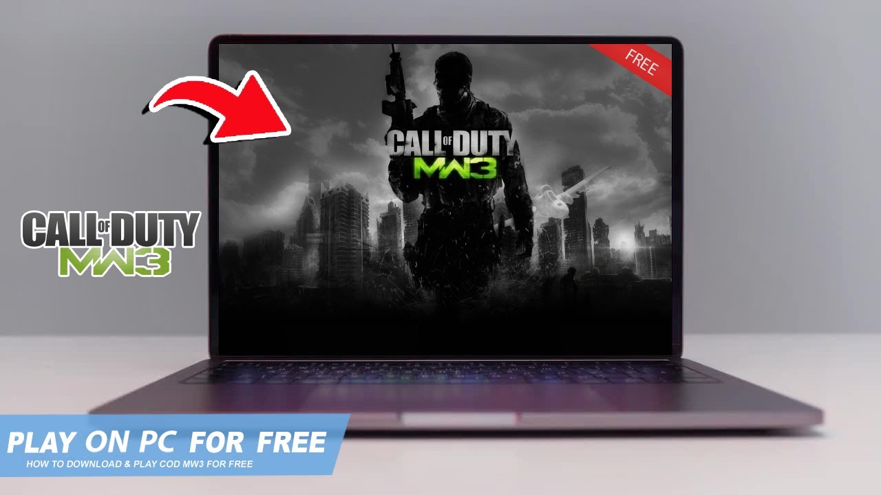Call of Duty Modern Warfare 3 running on a PC