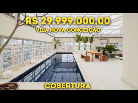 Vídeo do imóvel — Vila Nova Conceição! Cobertura Duplex Alto Padrão! Vista para o Parque Ibirapuera!