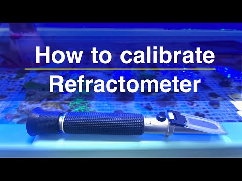 How to calibrate a refractometer | Tanknicians Tips
