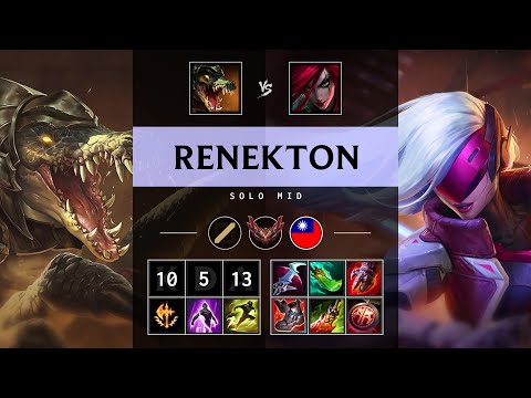 Renekton Mid vs Katarina - TW Grandmaster Patch 25.16