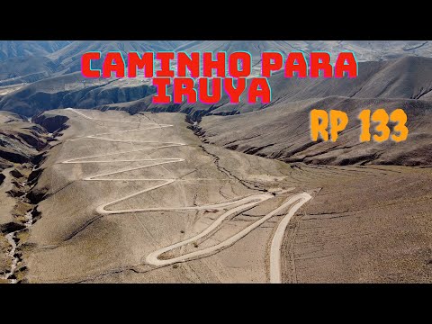 Caminho para Iruya. Zigue-zague a 4000 m snm