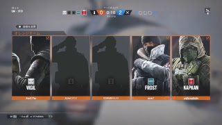 【R6S】誰もが惚れるカミゲーを久しぶりにした