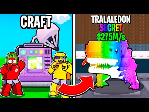 Crafting ALL SECRET BRAINROTS In Steal a Brainrot