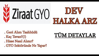 Ziraat GYO Halka Arz -  Bir GYO' dan daha fazlası mı?