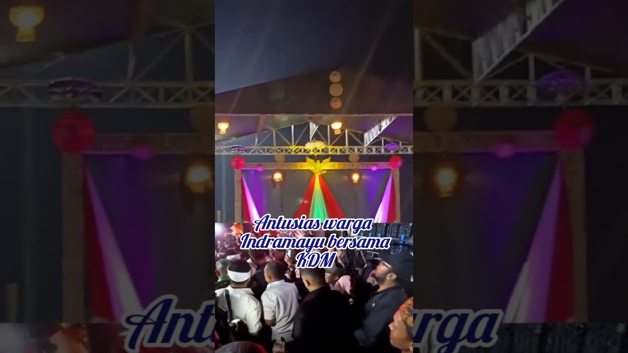 Antusias warga Indramayu bersama KDM #gubjabar #kdmsociety #kdm