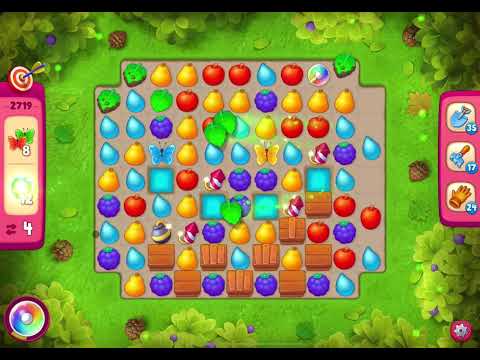 GardenScapes Level 2719 Challenge (19 moves)