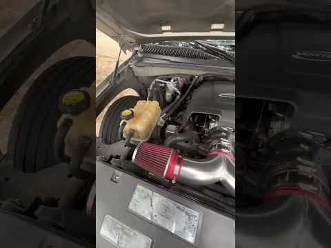 Dual Air Intake Silverado🎶#shorts #reels#intake