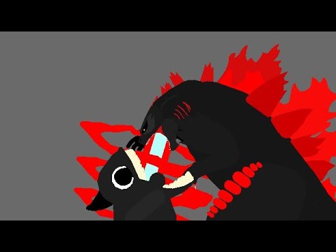 godzilla fd vs cartoon cat