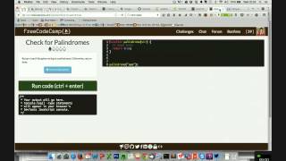FCC Pair Programming - Bonfires - Palindrome, Longest Word