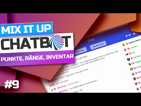 MixItUp Twitch Chatbot Komplettkurs 2021: #09 Währung, Ränge und Inventar