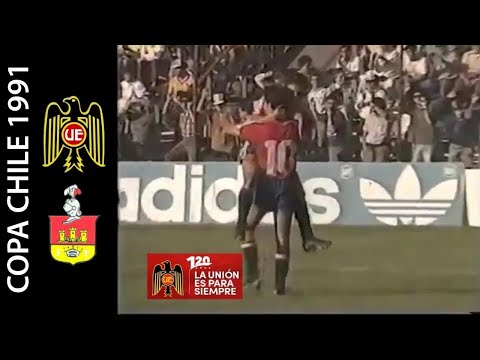 Unión Española 8-2 Unión San Felipe - Copa Chile 1991 - Resumen