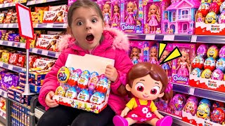 NİLOYA VE İNCİ MARKETTE🛒ANNEM HİÇBİR ŞEY ALMAMIZA İZİN VERMEDİ⁉️😱