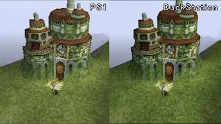 FF9 実機とDuckStationとの画質比較