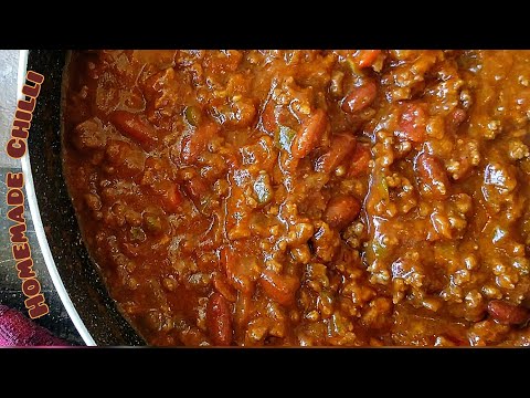 Homemade Chilli Recipe! The Best Chiili Ever! Delicious! Chilli with Beans. Easy Ground Meat Recipe