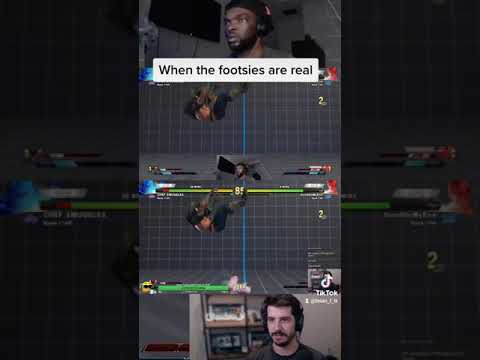 When @SMUGDaBeast recognizes the footsies