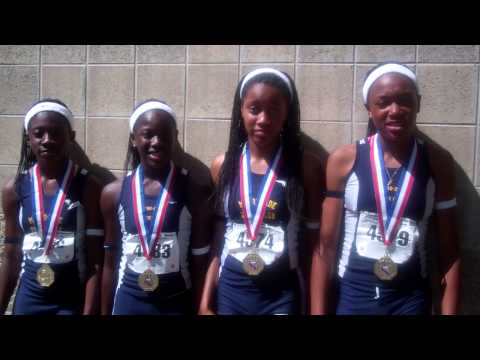 2013 AAU Junior Olympic Games 4X400M Relay Record Holders - Miami Dade Track Club