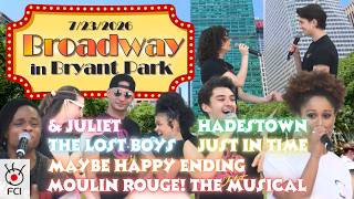 【LIVESTREAM CLIPS】BROADWAY IN BRYANT PARK