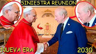 La OSCURA reunión entre el Papa LEÓN y el Rey CARLOS | SIMBOLISMO oculto del poder MUNDIAL