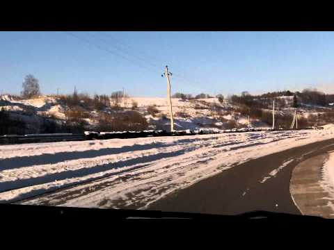 Mazda 323 gtx, onboard, practice on snowy Nemuno ziedas circuit.