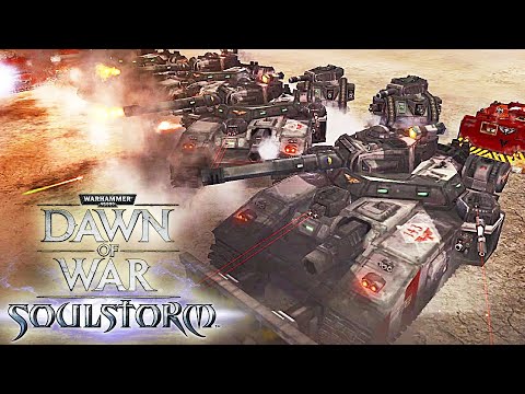 Unification Mod | Space Marines & Imperial Guard vs Chaos! - 4v4, WH40K Dawn of War: Soulstorm