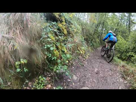 Rando VTT La Silex 2018 - Une montée avec Christophe