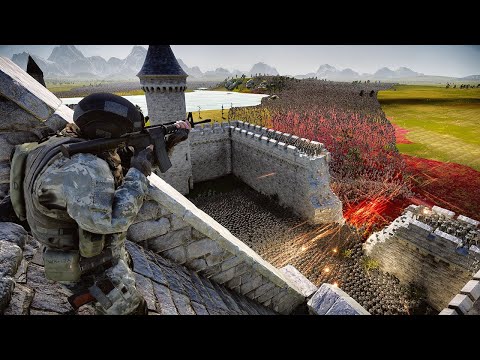 7.700 Modern Soldiers Defend Fortress From 1 Million Zombies - UEBS 2