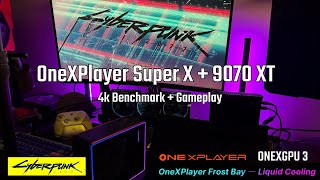 Onexplayer Super X Frost Bay with 9070 XT Cyberpunk 2077 Benchmark + Gameplay