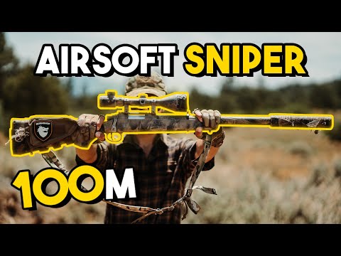 How does this Airsoft Sniper get hits past 100 Meters?!