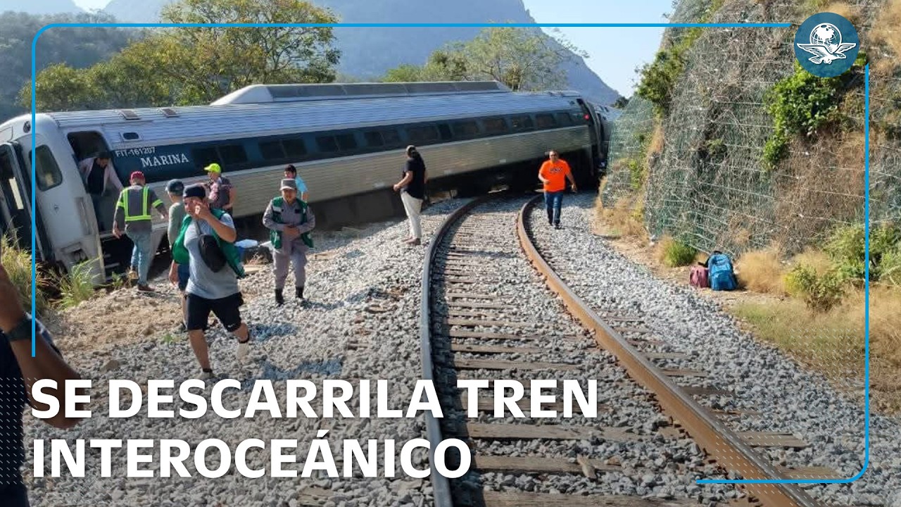 Se descarrila Tren Interoceánico en Oaxaca; viajaban más de 200 pasajeros