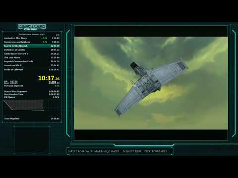 Star Wars: Rogue Squadron - N64 Search for the Nonnah A-Wing 4:00 Speedrun