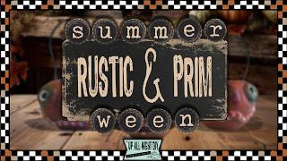 Summerween DIY! Adorable Primitive Jack-O’-Lanterns & Vintage Bonfire Tin Craft