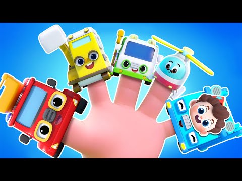 Transport Finger Family | Learn Street Vehicles | Nursery Rhymes & Kids Songs | BabyBus