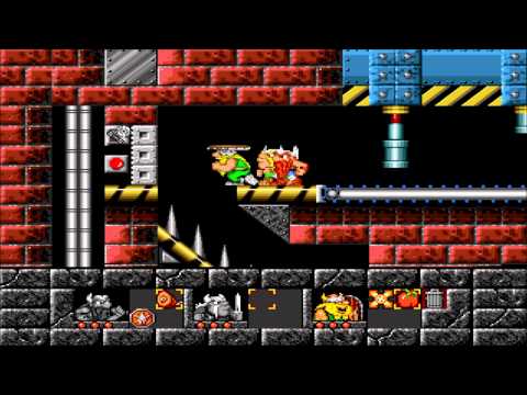 The Lost Vikings Gameplay - MS-DOS / PC (1993) - Level 24 (SMRT)