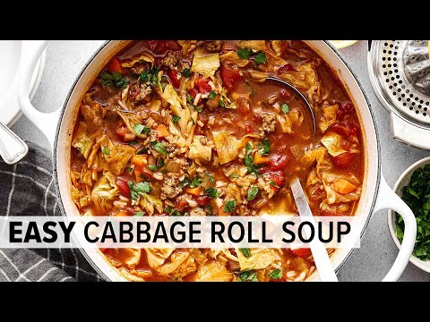 EASY CABBAGE ROLL SOUP