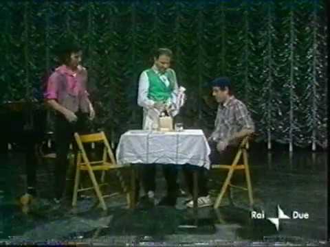 Teo Teocoli, Armando Celso e Massimo Boldi - All'osteria