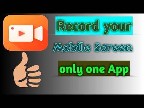 How to Record Mobile Screen By only One App