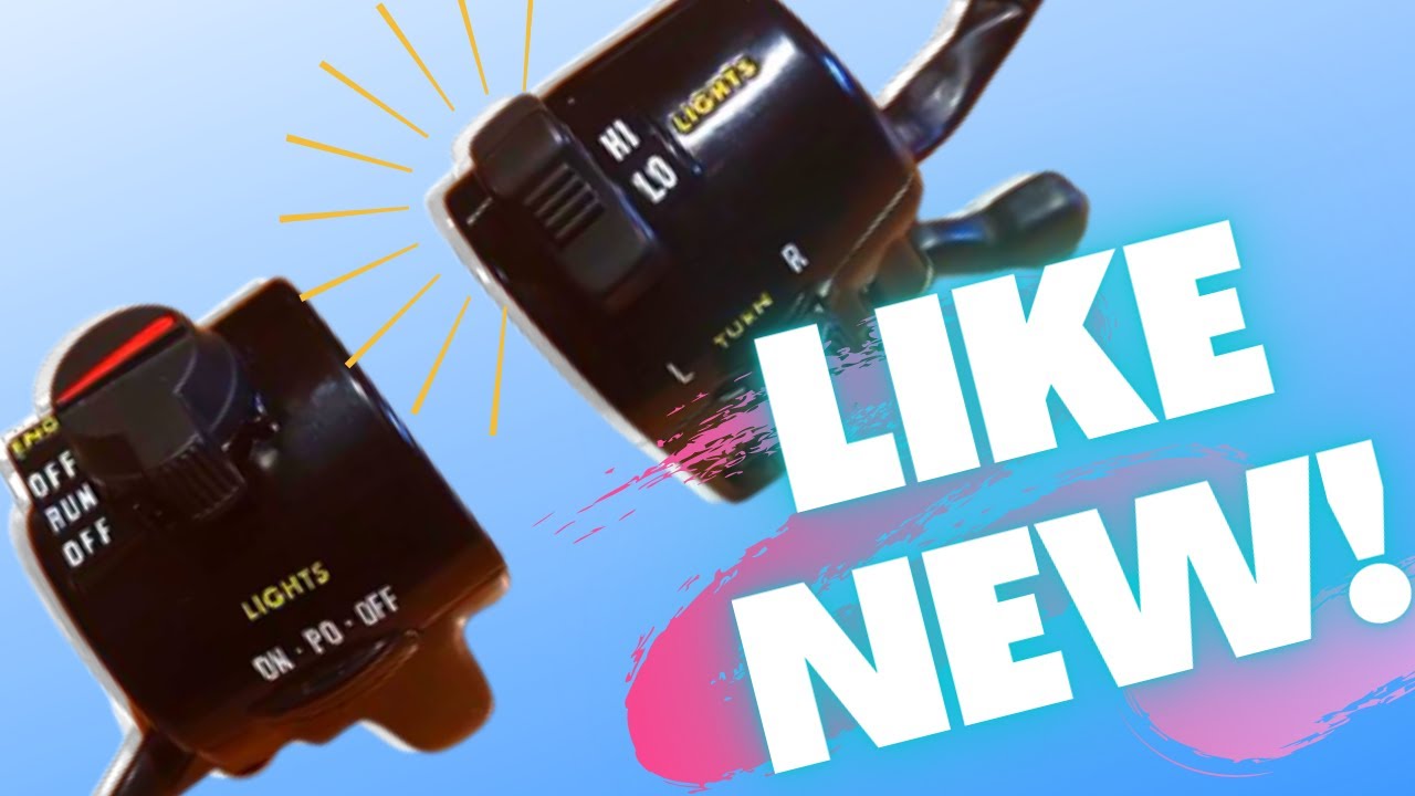 Motorcycle switchgear restoration