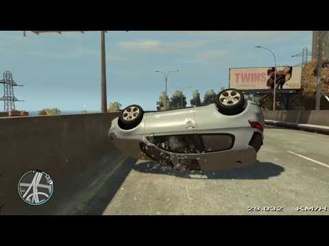 GTA 4 Crash Testing Real Car Mods #4