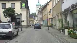 preview picture of video 'Kleine Stadtrundfahrt durch Lößnitz im Erzgebirge'