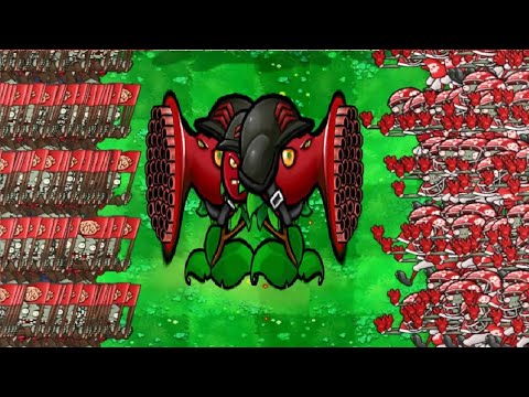 PVZ PC Fusion Challenge!! Gatling Red VS 9999 Zombies Football | PVZ 2 #61