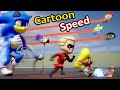 Cartoon Speed Comparison Famous Cartoon Characters Running Speed Comparison In 3D