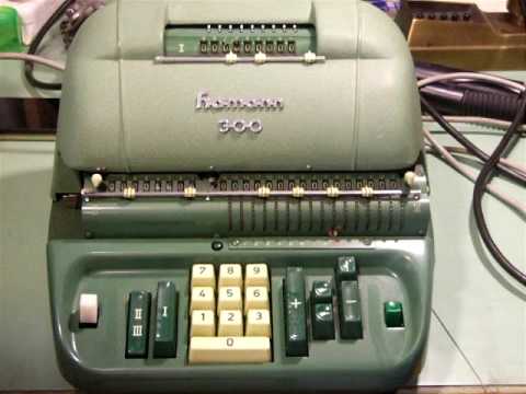Automatic division on a Hamann 300 mechanical calculator