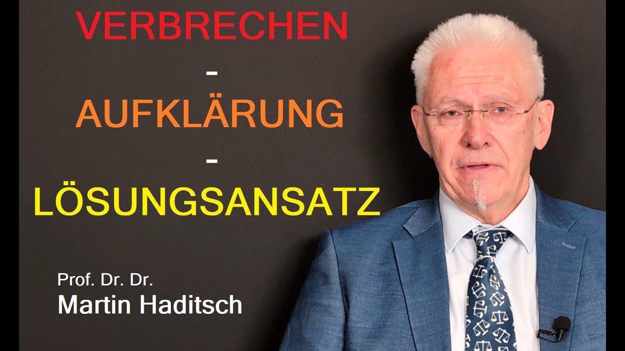 Verbrechen - Aufklärung - Lösungsansatz