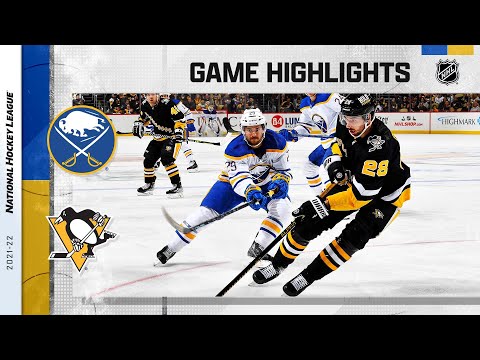 Sabres @ Penguins 12/17/21 | NHL Highlights