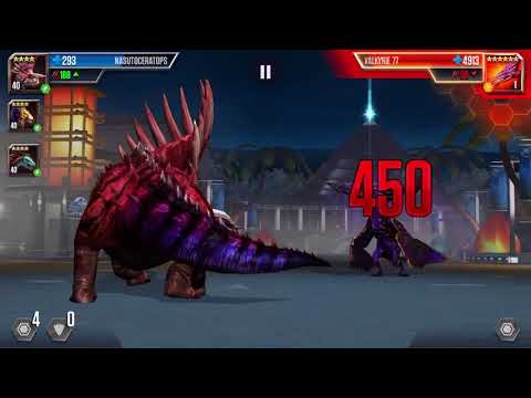 Taking on Valkyrie 77 (Jurassic World The Game)