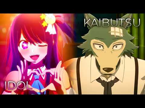 IDOL x Kaibutsu | Mashup of Oshi no Ko: My Star, Beastars: 2nd Season [YOASOBI x YOASOBI]