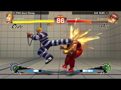 USF4 @ Last Man Standing 3 - PAG Gucci Durag (Cody) vs OG RLBS (Guy) [720p/60fps]