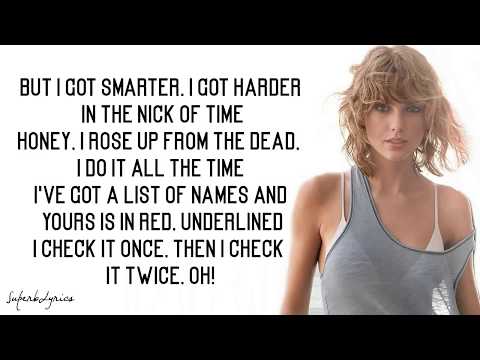 Taylor Swift - Look What You Made Me Do / Lyrics (J.Fla Cover)