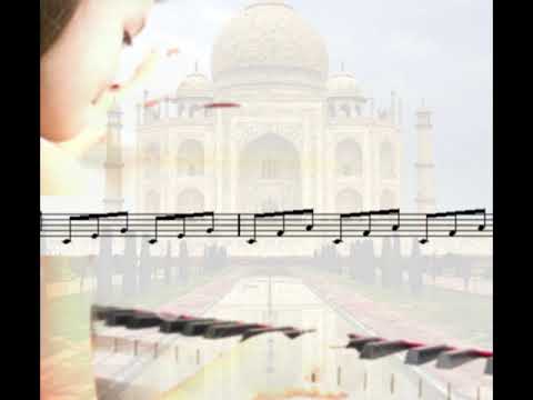 girl on piano1 Taj mahal