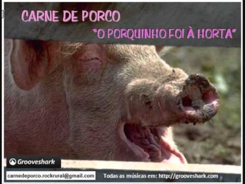 Carne de Porco - O porquinho foi à horta
